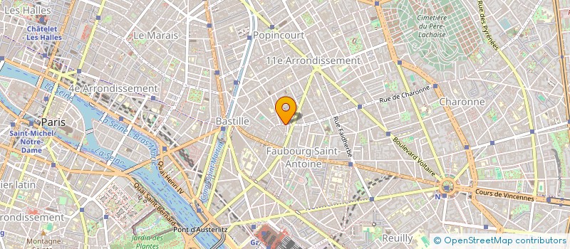 localisation de l'entreprise SCI MIS  PARIS