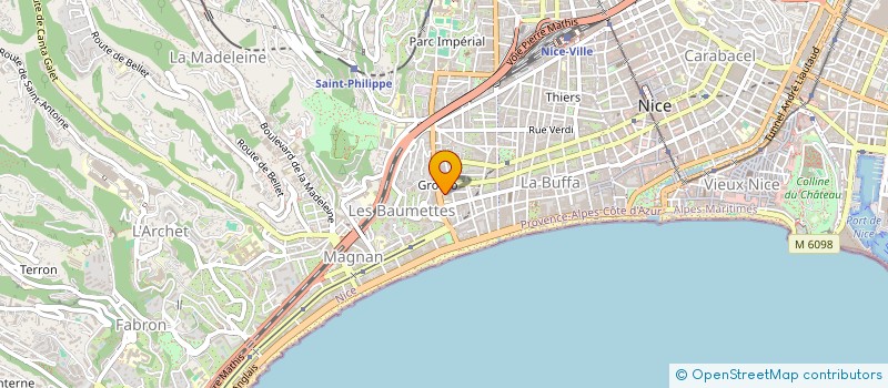 localisation de l'entreprise SCI MISA à NICE