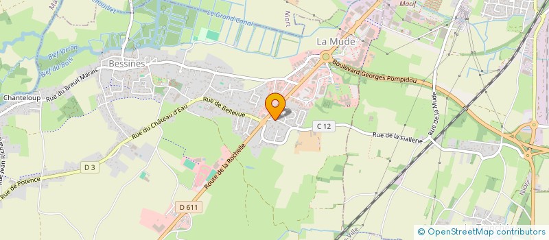 localisation de l'entreprise SCI MISAC ATLANTIQUE  BESSINES