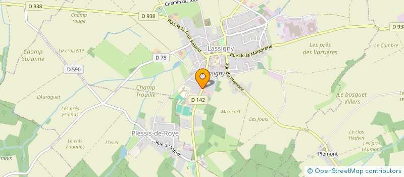 localisation de l'entreprise SCI MISACARD  LASSIGNY