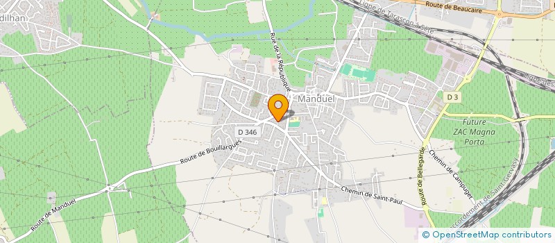 localisation de l'entreprise SCI MISAKEMA  MANDUEL