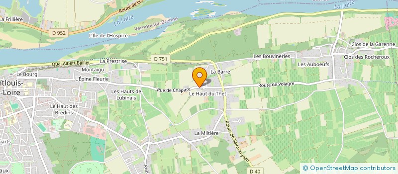 localisation de l'entreprise SCI MISAMADE  MONTLOUIS-SUR-LOIRE