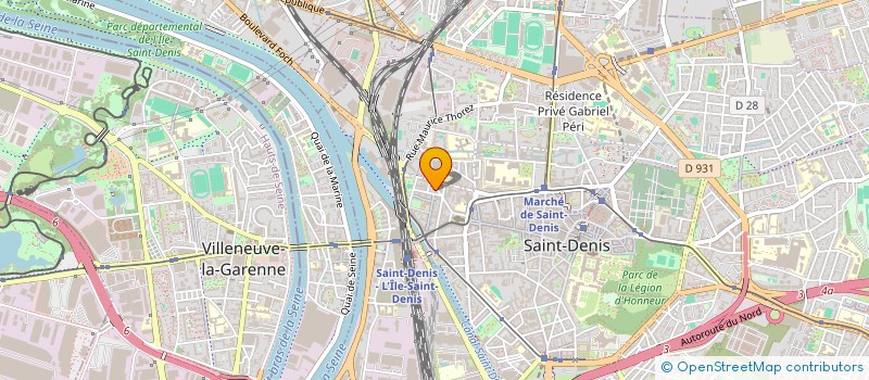 localisation de l'entreprise SCI MISAQ à SAINT-DENIS