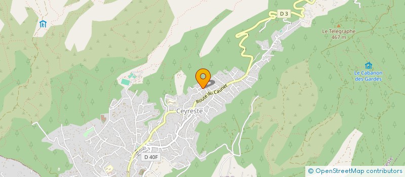 localisation de l'entreprise SCI MISEN à CEYRESTE