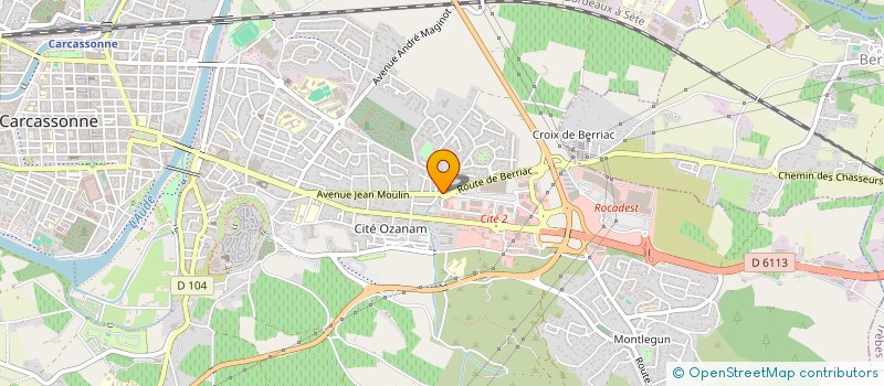 localisation de l'entreprise SCI MISOBELA à CARCASSONNE