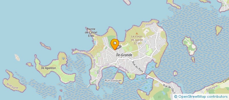 localisation de l'entreprise SCI MISQ  PLEUMEUR-BODOU