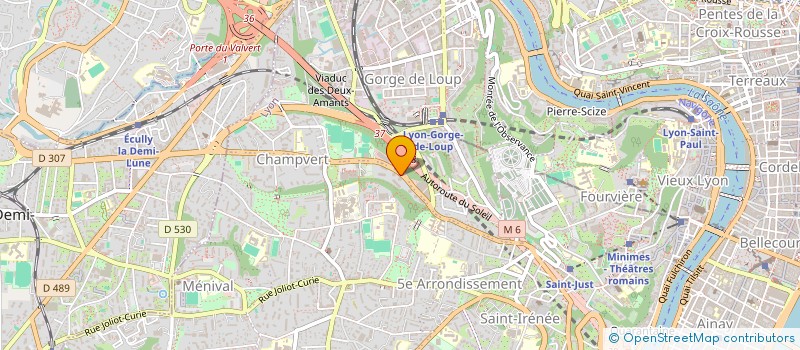 localisation de l'entreprise SCI MISS  LYON