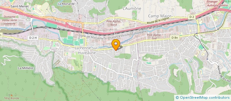 localisation de l'entreprise SCI MISS MOHAND O SAID  LA PENNE-SUR-HUVEAUNE