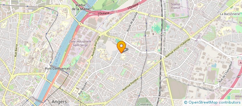 localisation de l'entreprise SCI MISS-MOUSS à ANGERS