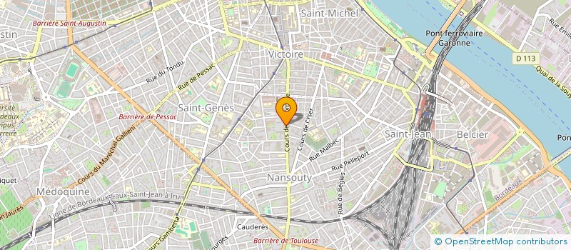 localisation de l'entreprise SCI MISSA  BORDEAUX