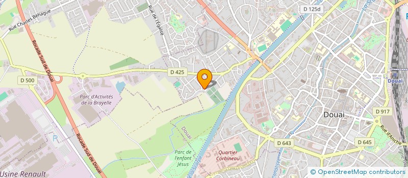localisation de l'entreprise SCI MISSILIENNE à DOUAI