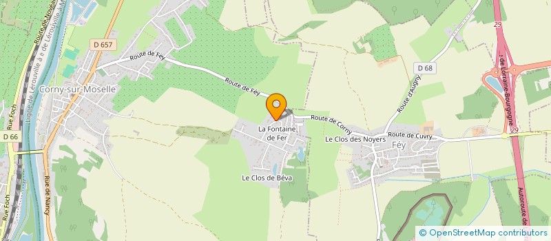 localisation de l'entreprise SCI MISSLIN  CORNY-SUR-MOSELLE