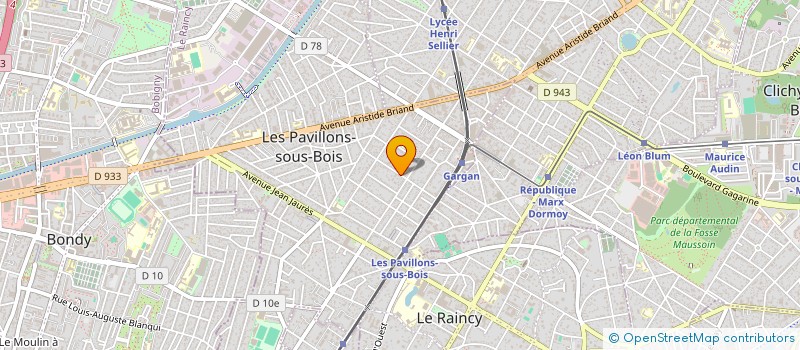 localisation de l'entreprise SCI MISSRADE à LES PAVILLONS-SOUS-BOIS