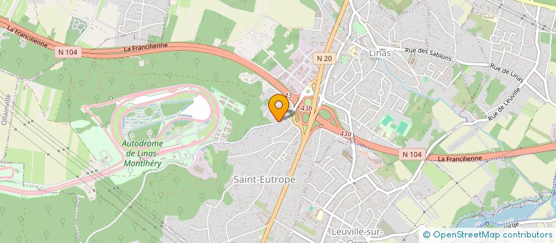 localisation de l'entreprise SCI MISTHOS à LINAS