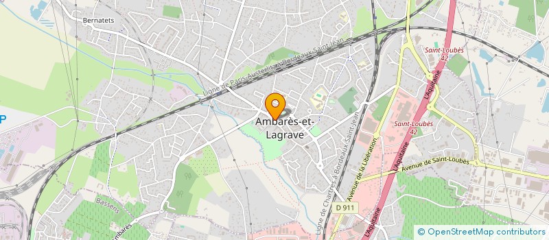 localisation de l'entreprise SCI MISTI  AMBARES-ET-LAGRAVE