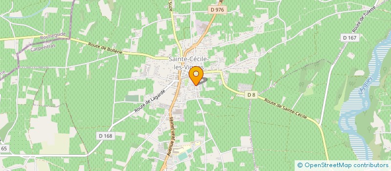 localisation de l'entreprise SCI MISTRAL  SAINTE-CECILE-LES-VIGNES