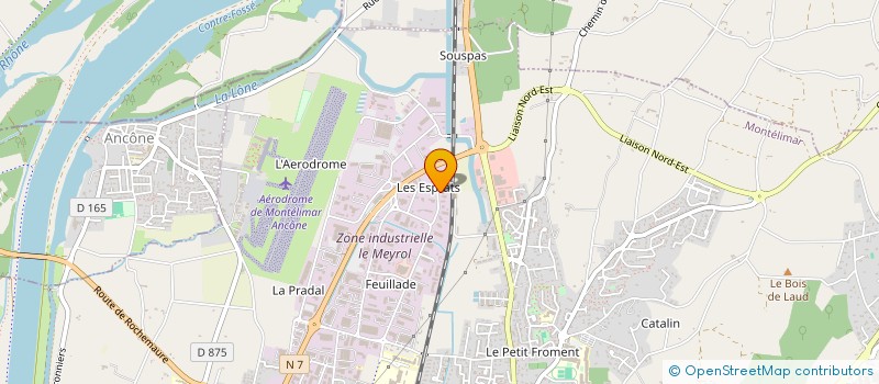 localisation de l'entreprise SCI MISTRAL  MONTELIMAR