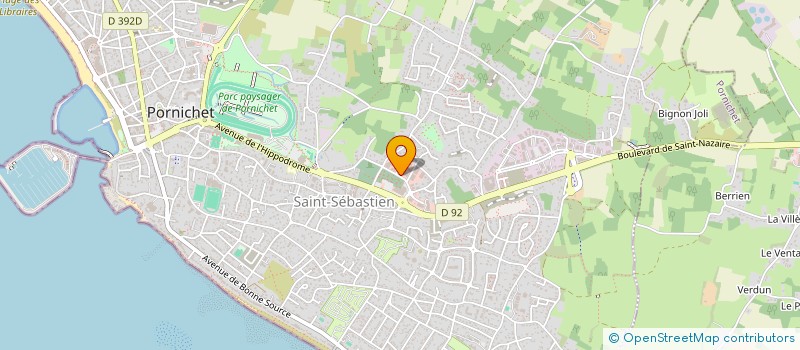 localisation de l'entreprise SCI MISTRAL à PORNICHET