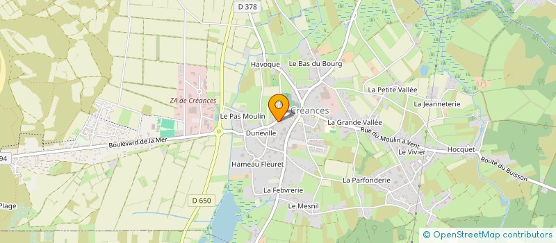 localisation de l'entreprise SCI MISTRAL à CREANCES