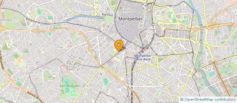 localisation de l'entreprise SCI MISTRAL à MONTPELLIER