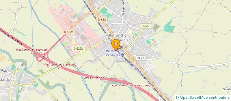 localisation de l'entreprise SCI MISTRAL  VILLEFRANCHE-DE-LAURAGAIS