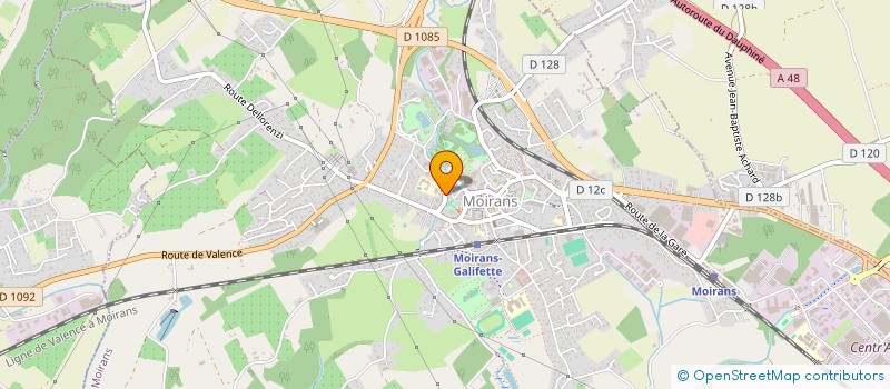 localisation de l'entreprise SCI MISTRAL  MOIRANS