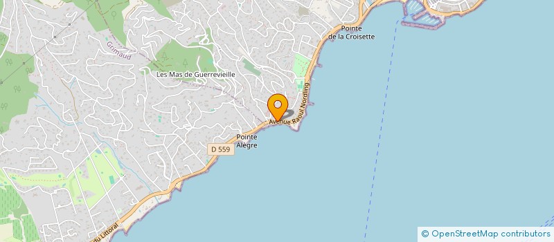 localisation de l'entreprise SCI MISTRAL à SAINTE-MAXIME