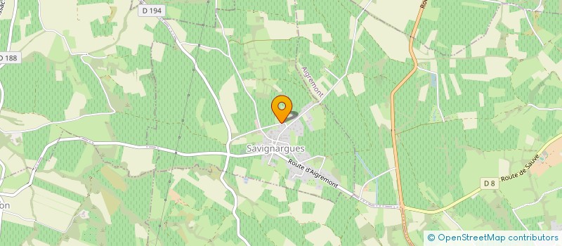 localisation de l'entreprise SCI MISTRAL  SAVIGNARGUES