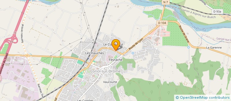 localisation de l'entreprise SCI MISTRAL  LIVRON-SUR-DROME