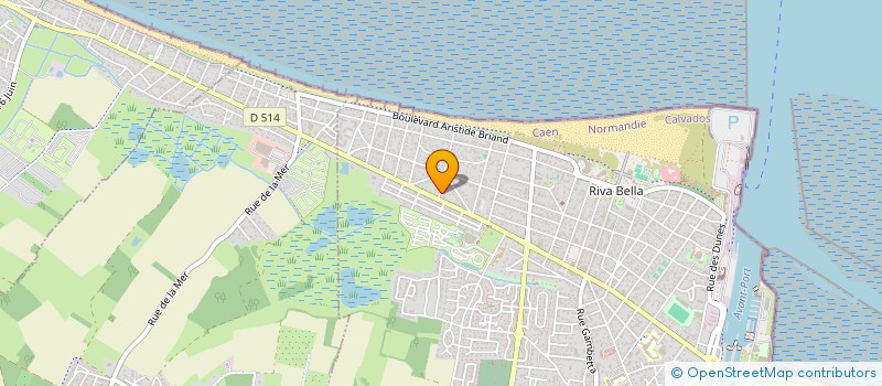 localisation de l'entreprise SCI MISTRAL  OUISTREHAM