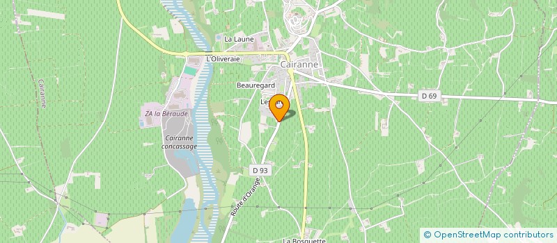 localisation de l'entreprise SCI MISTRAL  CAIRANNE