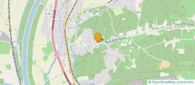 localisation de l'entreprise SCI MISTRAL  MONDRAGON