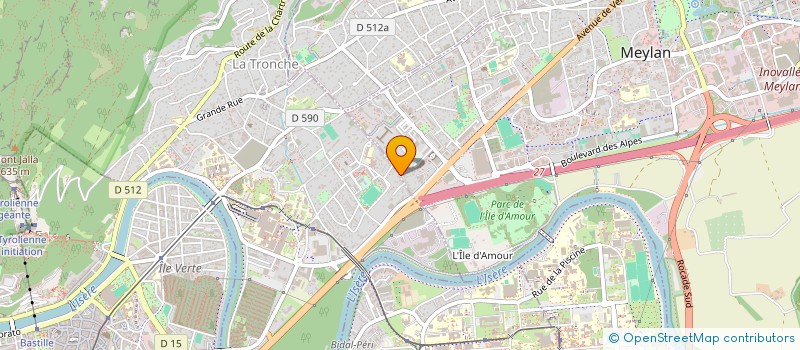 localisation de l'entreprise SCI MISTRAL  LA TRONCHE