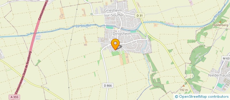 localisation de l'entreprise SCI MISTRAL  DINGSHEIM