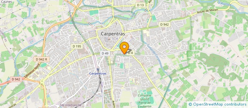 localisation de l'entreprise SCI MISTRAL  CARPENTRAS