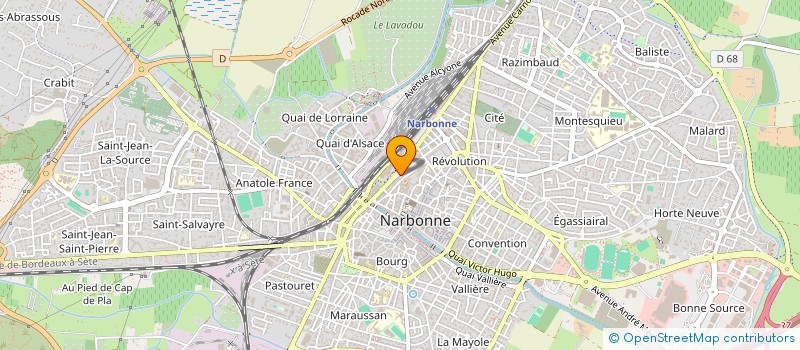 localisation de l'entreprise SCI MISTRAL GAGNANT à NARBONNE