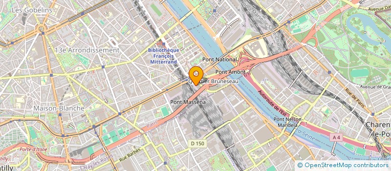localisation de l'entreprise SCI MISTRAL ST ROCH à PARIS 13