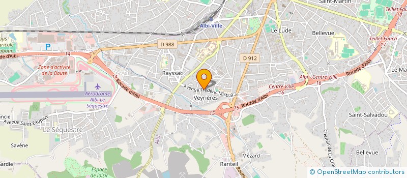 localisation de l'entreprise SCI MISTRALBER à ALBI