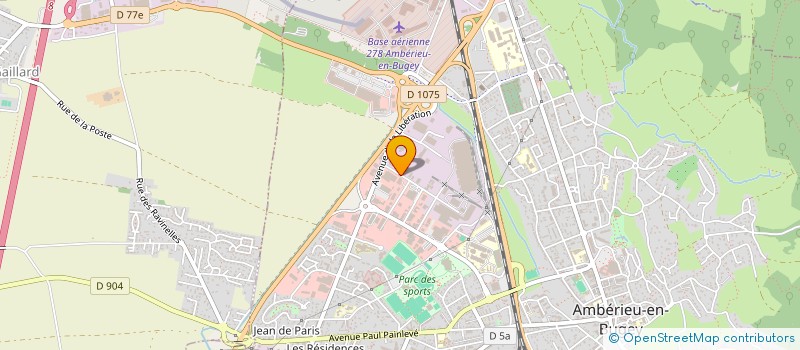 localisation de l'entreprise SCI MISTRALE à AMBERIEU-EN-BUGEY