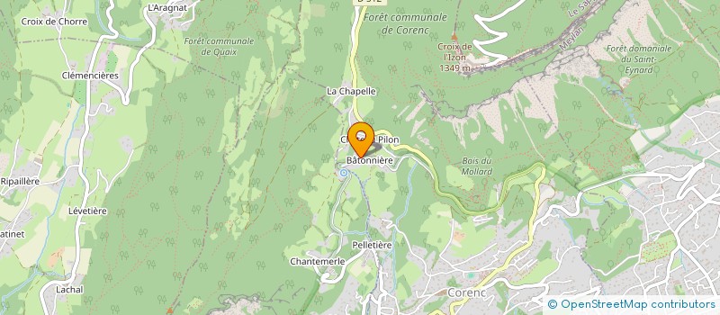 localisation de l'entreprise SCI MISTRAZ  CORENC