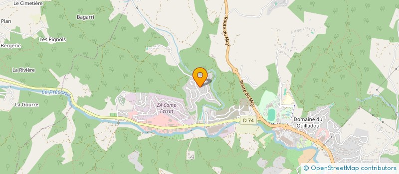 localisation de l'entreprise SCI MISTY  LE PLAN-DE-LA-TOUR