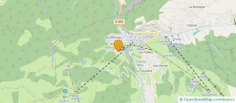localisation de l'entreprise SCI MISTYWELL FRANCAIS à LA CLUSAZ