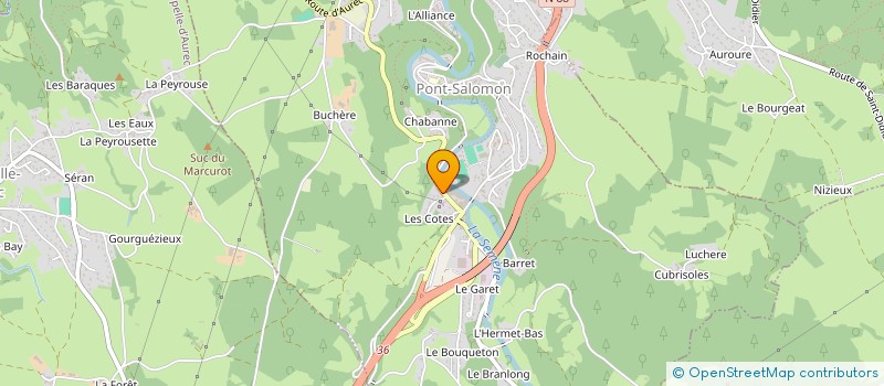 localisation de l'entreprise SCI MISYL  PONT-SALOMON