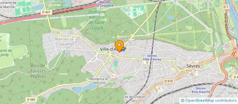 localisation de l'entreprise SCI MISYL  VILLE-D'AVRAY