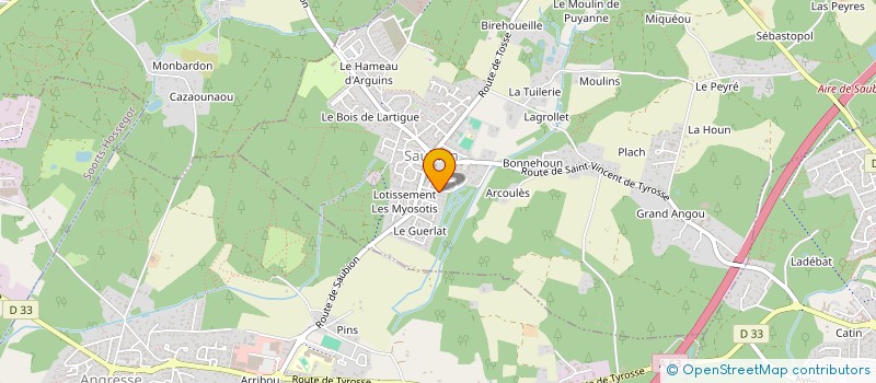 localisation de l'entreprise SCI MITACHA à SAINT-GEOURS-DE-MAREMNE