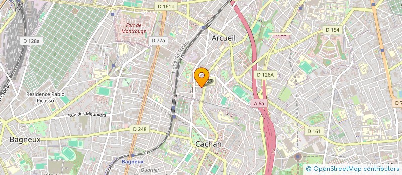 localisation de l'entreprise SCI MITARCS à ARCUEIL
