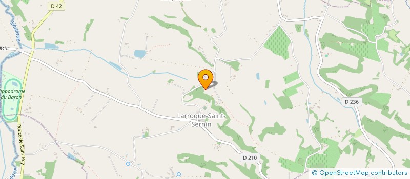 localisation de l'entreprise SCI MITAS  CASTERA-VERDUZAN