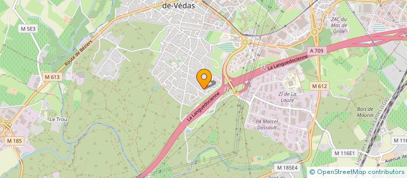 localisation de l'entreprise SCI MITEVA VAN DYK  SAINT-JEAN-DE-VEDAS