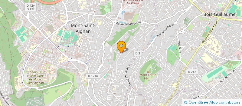 localisation de l'entreprise SCI MITEX 1  MONT-SAINT-AIGNAN