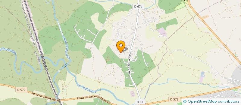 localisation de l'entreprise SCI MITHOMA  LAMBESC